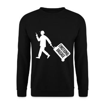 Emotional Luggage Wine Country Breakdown W - Unisex Sweatshirt - black - Front - Alina (178cm) & Michal (187cm)
