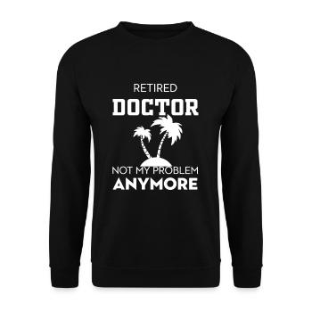 Nicht mehr mein Problem - Unisex Pullover - Schwarz - Vorne - Alina (178cm) & Michal (187cm)