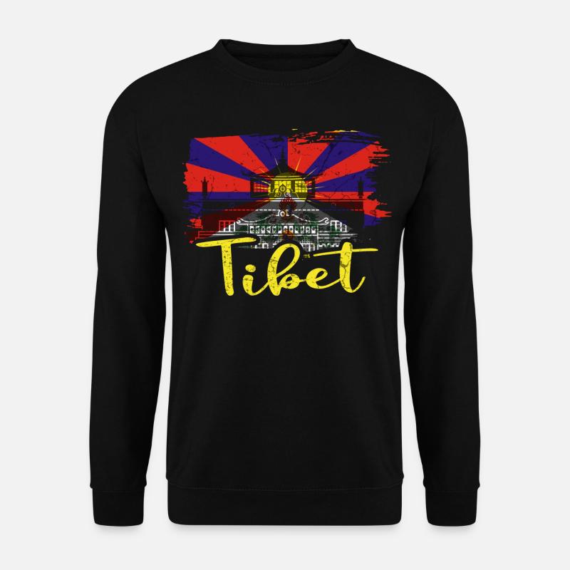 Tibet - Unisex Pullover - Schwarz