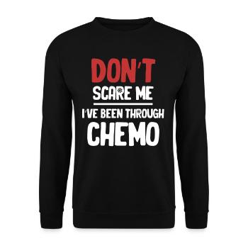 Don't scare me, I've got a - Unisex Sweatshirt - black - Front - Alina (178cm) & Michal (187cm)