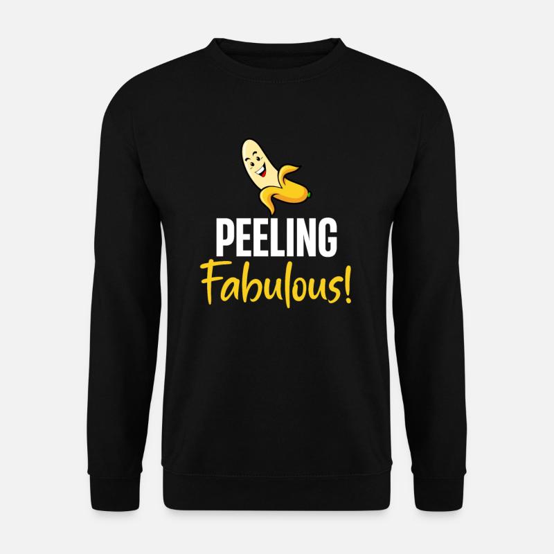 Exfoliating Fabulous! Banana puns - Unisex Sweatshirt - black