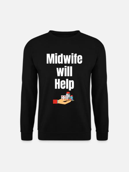 Diese Zukünftige Hebamme Wird Menschen Helfen, - Unisex Pullover - Schwarz