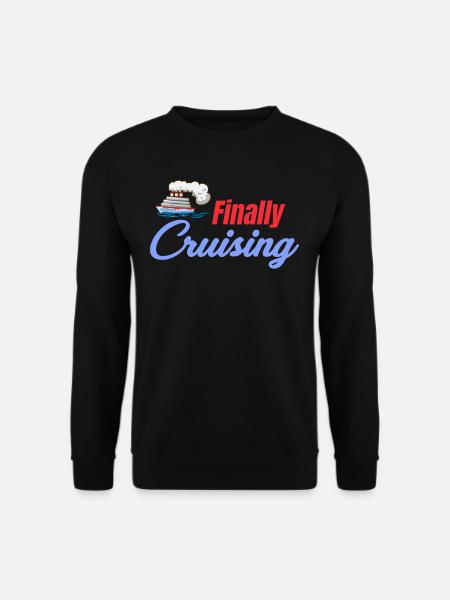 Finally Cruise Ship Lovers - Unisex Sweatshirt - black