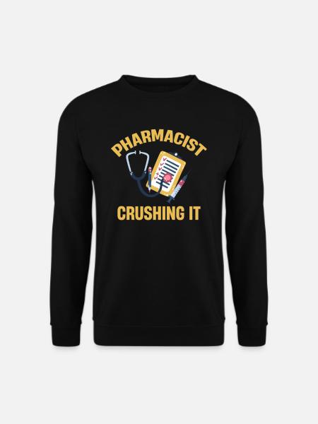 Pharmacist crushing it medical propofol - Unisex Sweatshirt - black