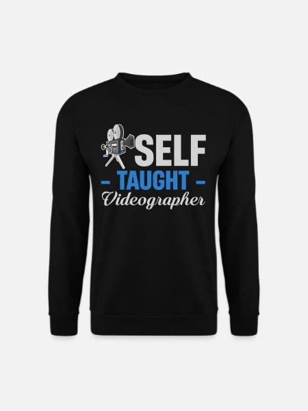 Autodidacte, Vidéaste, Drôle - Sweat-shirt Unisexe - noir