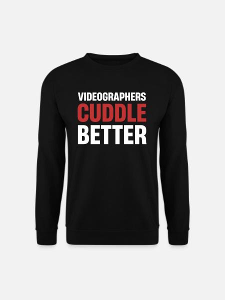 Vidéaste Câlin Meilleur Vlogging Cinéaste - Sweat-shirt Unisexe - noir