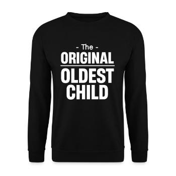 The Original Eldest Child Greatest Siblings - Unisex Sweatshirt - black - Front - Alina (178cm) & Michal (187cm)