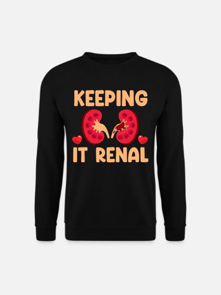 Halten Sie Es Nieren Lustig - Unisex Pullover - Schwarz