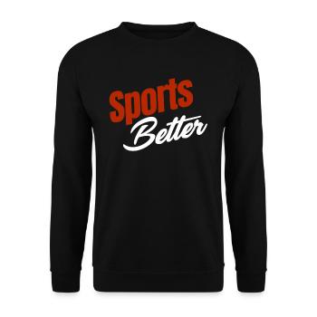 Sports Mieux Drôle Sport Cheval Paris - Sweat-shirt Unisexe - noir - Devant - Alina (178cm) & Michal (187cm)