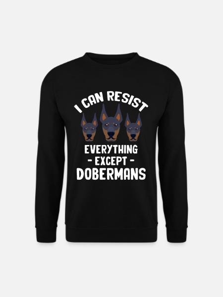 I can resist everything except - Unisex Sweatshirt - black