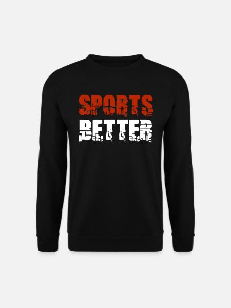 Sport Besser Lustige Pferdewetten Derby - Unisex Pullover - Schwarz