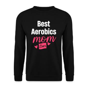 Bestes Aerobic-mama-workout Aller Zeiten - Unisex Pullover - Schwarz - Vorne - Alina (178cm) & Michal (187cm)