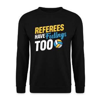 Les arbitres ont des sentiments trop étranges - Sweat-shirt Unisexe - noir - Devant - Alina (178cm) & Michal (187cm)