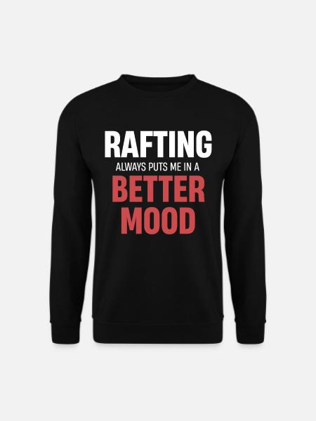 Rafting Macht Immer Bessere Laune Opa Kanu Fahren - Unisex Pullover - Schwarz