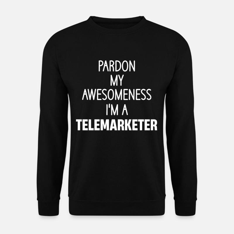 Pardon my awesomeness, I'm a - Unisex Sweatshirt - black