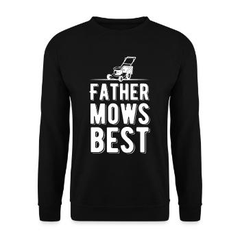Le père fauche le meilleur drôle - Sweat-shirt Unisexe - noir - Devant - Alina (178cm) & Michal (187cm)
