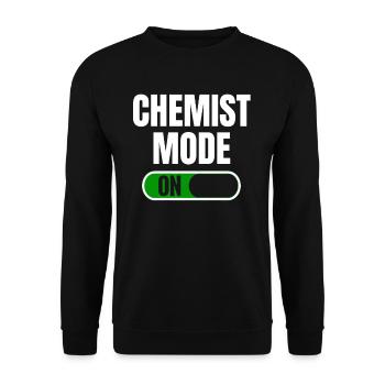 Mode chimiste pour la physique des particules théorique - Sweat-shirt Unisexe - noir - Devant - Alina (178cm) & Michal (187cm)