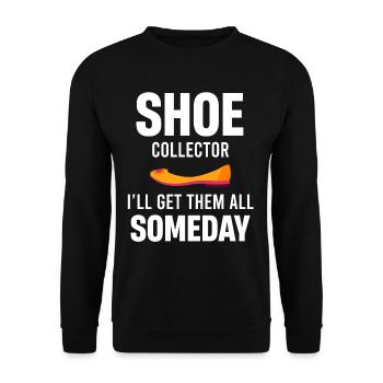 Schuhsammler Ich Werde Sie Alle Eines Tages - Unisex Pullover - Schwarz - Vorne - Alina (178cm) & Michal (187cm)