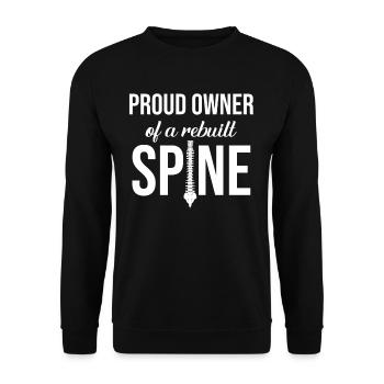 Fier propriétaire d’une maison reconstruite - Sweat-shirt Unisexe - noir - Devant - Alina (178cm) & Michal (187cm)