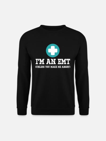 I'm a paramedic (unless you're - Unisex Sweatshirt - black