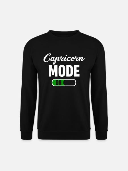 Mode Capricorne pour des horoscopes amusants - Sweat-shirt Unisexe - noir