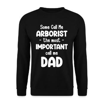 Certains m’appellent arboriculteurs, les plus importants - Sweat-shirt Unisexe - noir - Devant - Alina (178cm) & Michal (187cm)