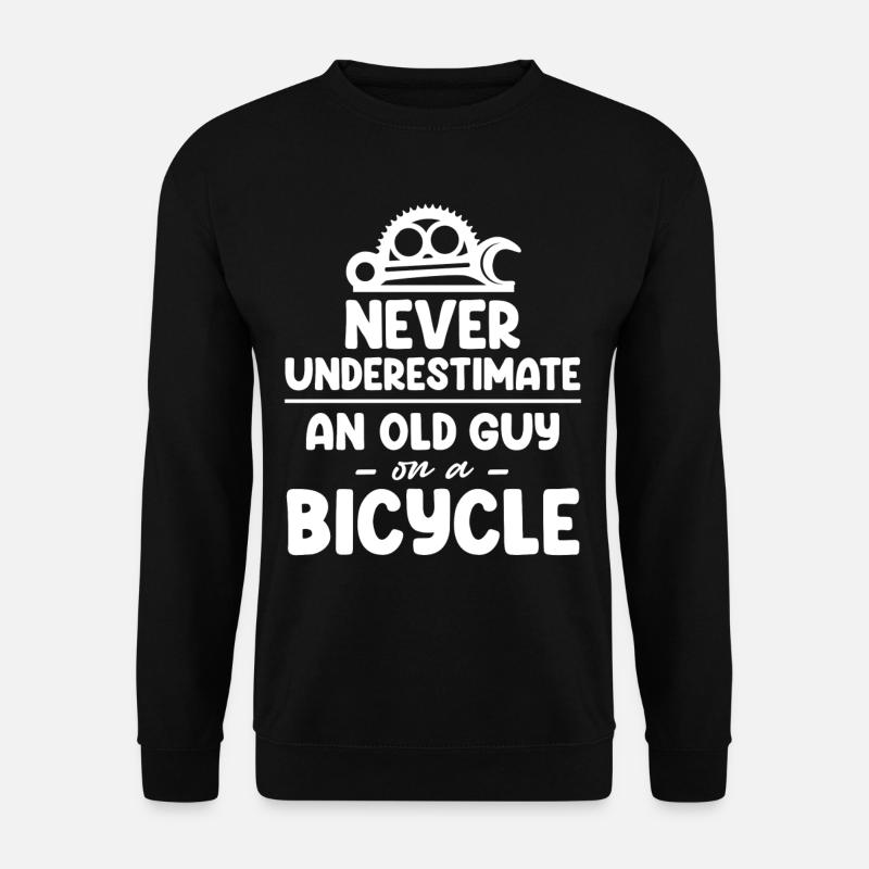 Unterschätze Niemals Einen Alten Darm Auf Einem - Unisex Pullover - Schwarz