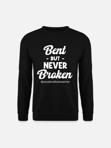 Curved, but never broken - Unisex Sweatshirt - black