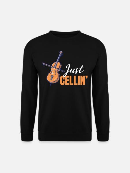 Just Cellin' Funny Orchestre de musique violoncelliste - Sweat-shirt Unisexe - noir