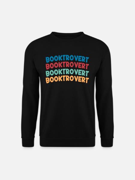 Bookverted Book Lover Bookworm - Unisex Sweatshirt - black