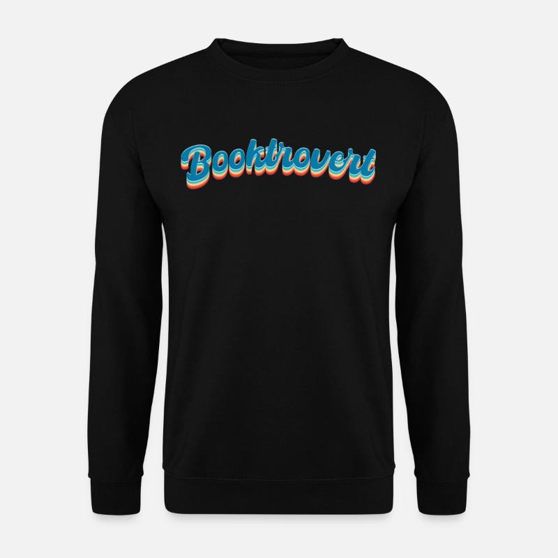 Bookverted Book Lover Bookworm - Unisex Sweatshirt - black