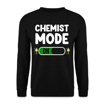 Mode chimiste pour une physique des particules amusante - Sweat-shirt Unisexe - noir - Devant - Alina (178cm) & Michal (187cm)