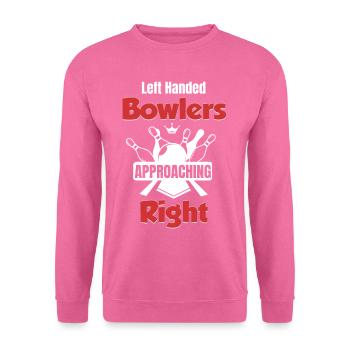 Linkshänder Nähern Sich Dem Rechten, Beidhändigen - Unisex Pullover - Pink - Vorne