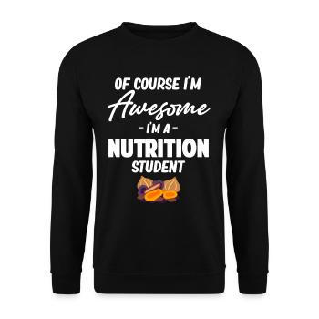 Of course I'm great, I'm a - Unisex Sweatshirt - black - Front - Alina (178cm) & Michal (187cm)