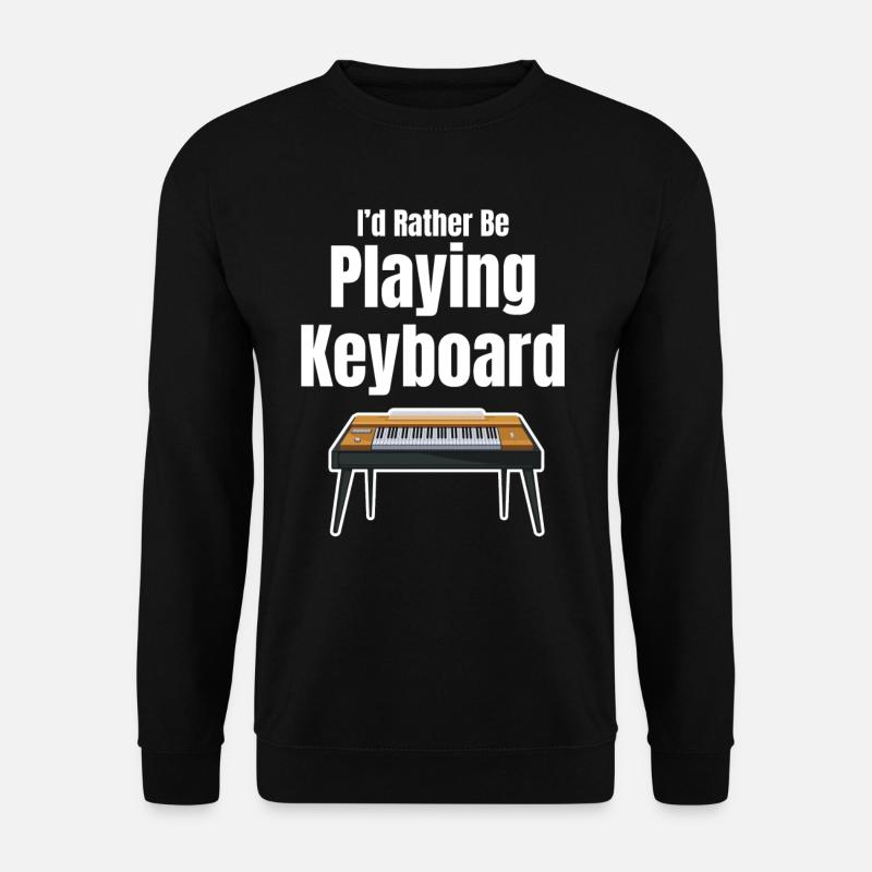 Je préfère jouer au clavier - Sweat-shirt Unisexe - noir