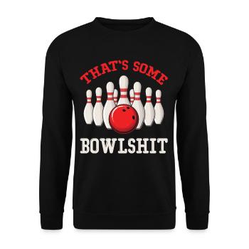 Ce sont quelques jeux de mots de bowling - Sweat-shirt Unisexe - noir - Devant - Alina (178cm) & Michal (187cm)