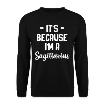 C’est parce que je suis Chinois - Sweat-shirt Unisexe - noir - Devant - Alina (178cm) & Michal (187cm)