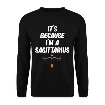 C’est parce que je suis Chinois - Sweat-shirt Unisexe - noir - Devant - Alina (178cm) & Michal (187cm)