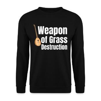 Waffe Der Zerstörung Lustige - Unisex Pullover - Schwarz - Vorne - Alina (178cm) & Michal (187cm)