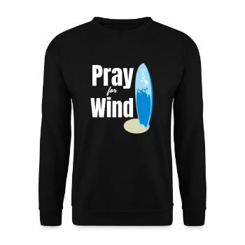 Priez pour le vent Fun Kitesurf - Sweat-shirt Unisexe - noir - Devant - Alina (178cm) & Michal (187cm)