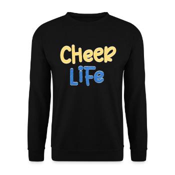 Backspot "Twist Up, Ready, 1.2" Athlete Spotter - Unisex Sweatshirt - black - Front - Alina (178cm) & Michal (187cm)