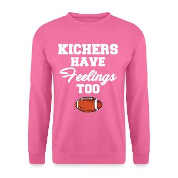 Kickers also have feelings - Unisex Sweatshirt - pink - Front