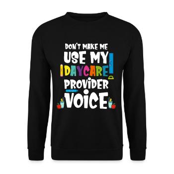 Zwingen Sie Mich Nicht Dazu, Die - Unisex Pullover - Schwarz - Vorne - Alina (178cm) & Michal (187cm)