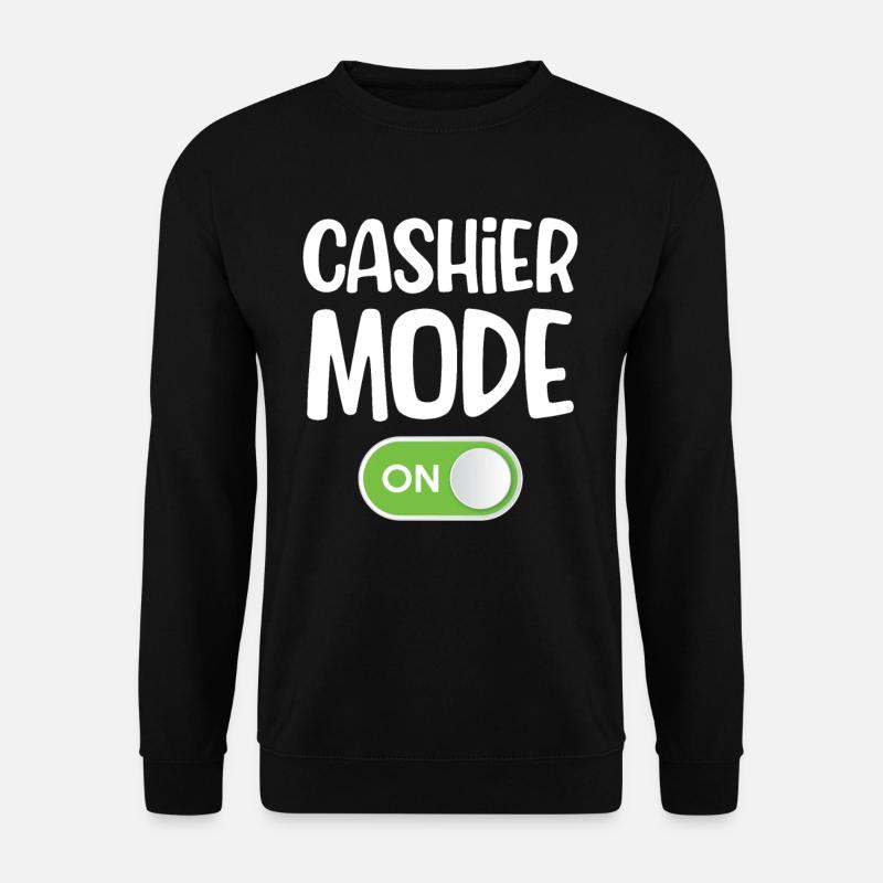 Mode caissier pour comptable, commis, - Sweat-shirt Unisexe - noir