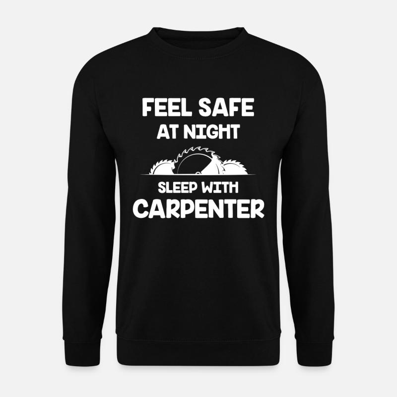 Fühlen Sie Sich Nachts Sicher, Schlafen Sie Bei - Unisex Pullover - Schwarz