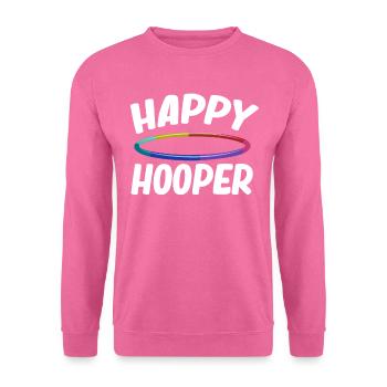 Happy Hooper Hooping Jugglers Gymnastic Baton - Unisex Pullover - Pink - Vorne
