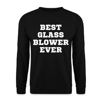 Best glassblower of all time. Artisan - Unisex Sweatshirt - black - Front - Alina (178cm) & Michal (187cm)