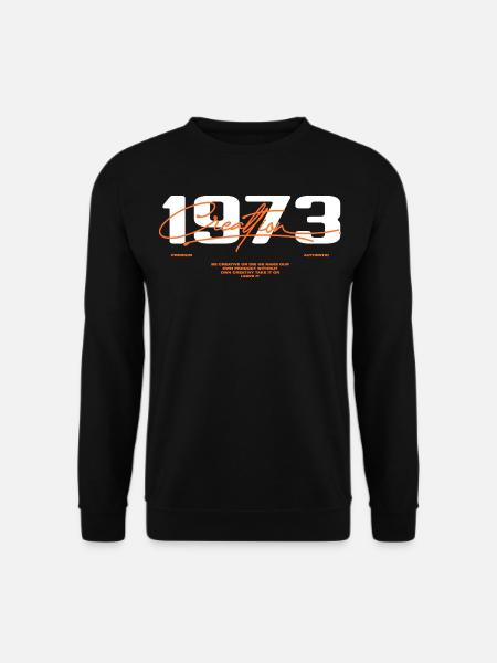 1973 Vintage Retro 1973 Geburtstagsgeschenk 1973 - Unisex Pullover - Schwarz