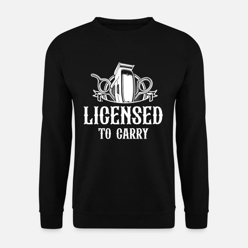 Licence de s’habiller drôle - Sweat-shirt Unisexe - noir