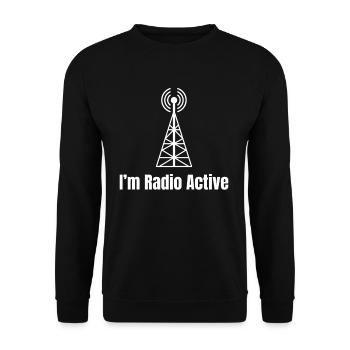 Je suis un drôle radioactif - Sweat-shirt Unisexe - noir - Devant - Alina (178cm) & Michal (187cm)